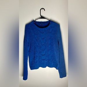 American Eagle XS Blue Cropped Sweater